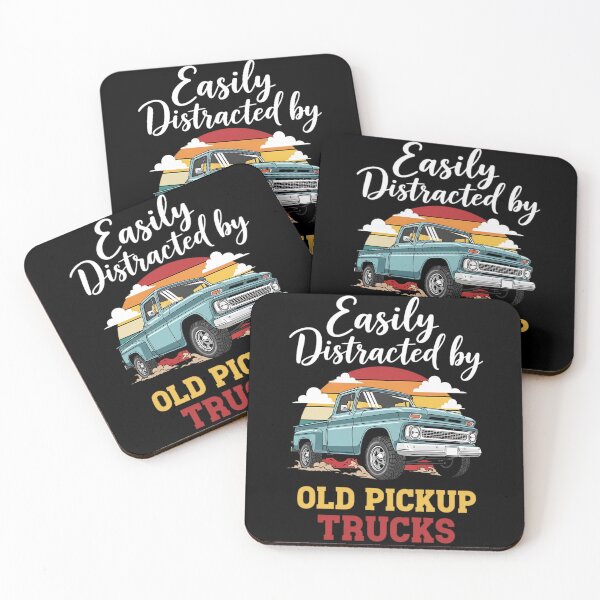 Item preview, Easily Distracted By Old Pickup Trucks - Classic Truck Lover designed and sold by ZBIFBOUETLA.