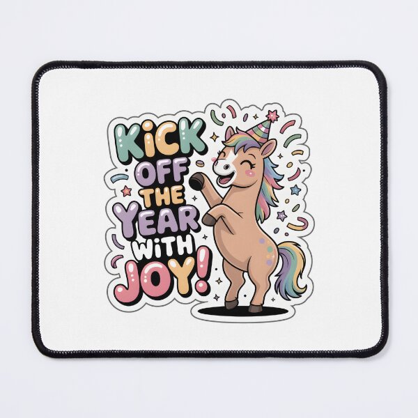 Item preview, Happy New Year! Chibi Horse Sticker - Year of the Horse Pony Kawaii Art designed and sold by Nuist25.