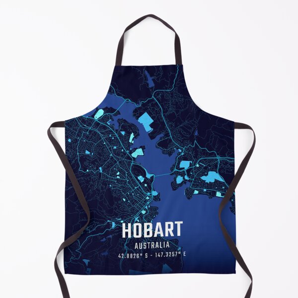 Item preview, Hobart Midnight City Map designed and sold by HomeLivingCo.