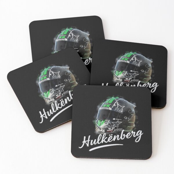 Item preview, Nico Hülkenberg F1 Helmet Watercolor Art designed and sold by Studio F1Grid.