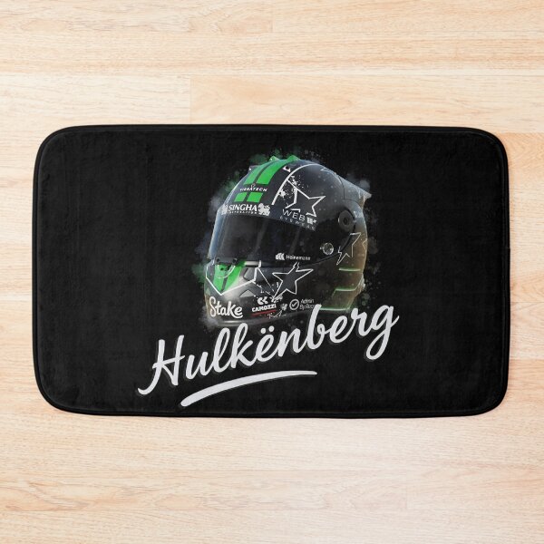 Item preview, Nico Hülkenberg F1 Helmet Watercolor Art designed and sold by Studio F1Grid.