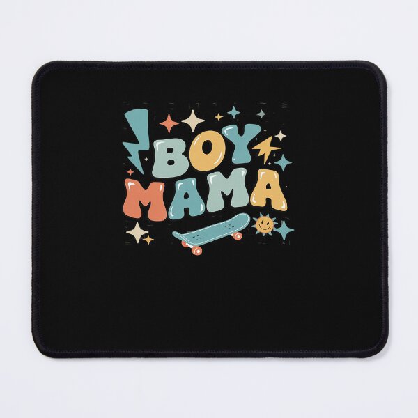 Item preview, Boy Mama 70s Checkered Mod Style Mom of Boys designed and sold by VasilisLamArt.