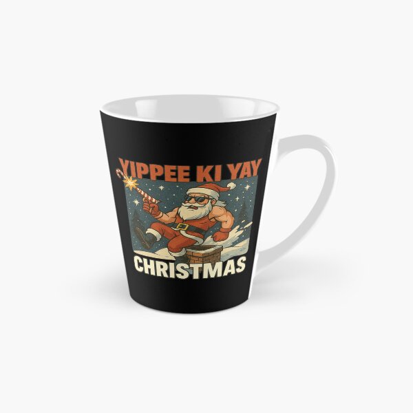 Item preview, Yippee Ki Yay Christmas – Funny Action Movie Parody Shirt, Cool Santa Holiday Tee for Movie Fans designed and sold by AddictiveDesign.