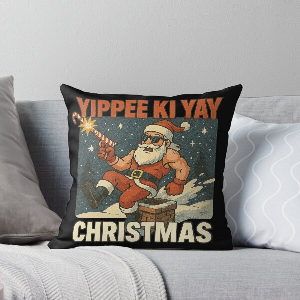 Item preview, Yippee Ki Yay Christmas – Funny Action Movie Parody Shirt, Cool Santa Holiday Tee for Movie Fans designed and sold by AddictiveDesign.