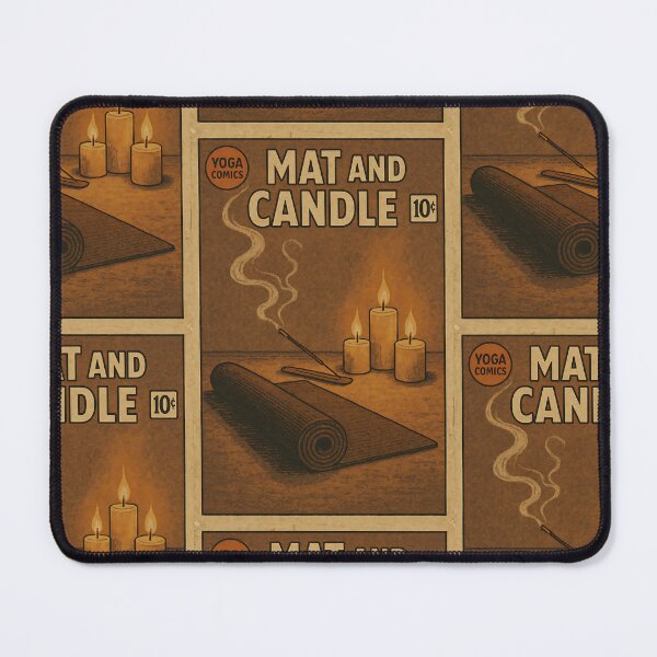 Item preview, Yoga: Mat and Candle designed and sold by bapupa.