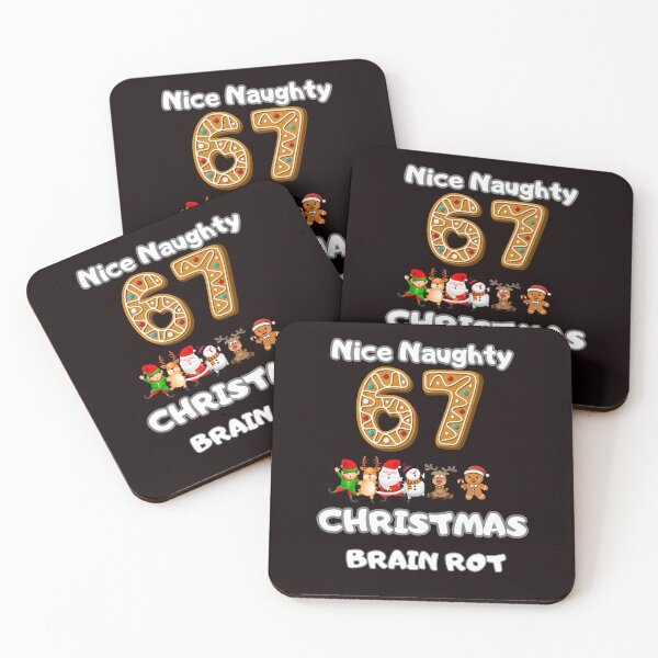 Item preview, Nice Naughty 67 Christmas Brain Rot designed and sold by MA project.