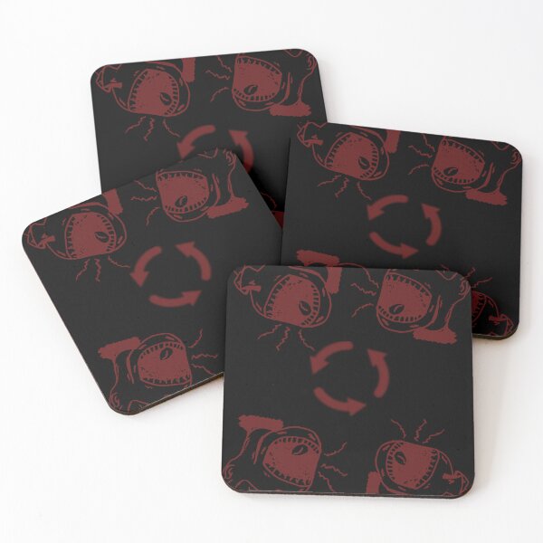 Item preview, Screaming Heads Circle – Abstract Emotional Loop Design designed and sold by LOUBNEY.