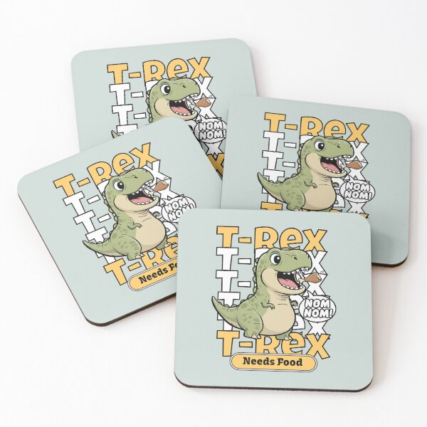 Item preview, T-Rex Needs Food | Funny Dinosaur Design designed and sold by The Upside Down.