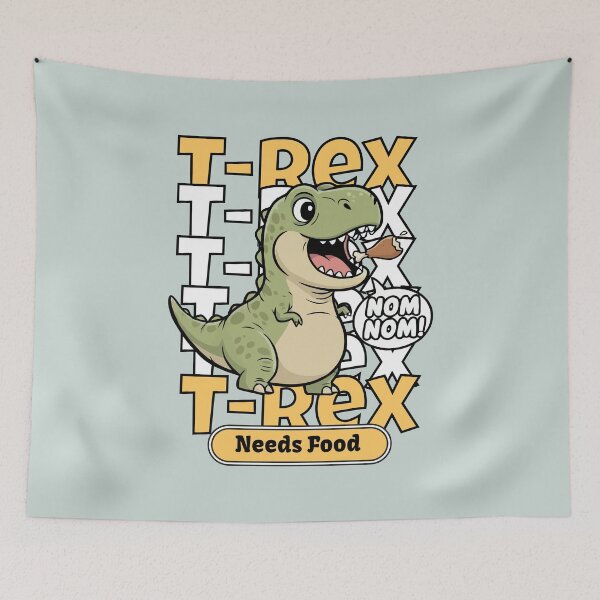 Item preview, T-Rex Needs Food | Funny Dinosaur Design designed and sold by theupsidedown25.