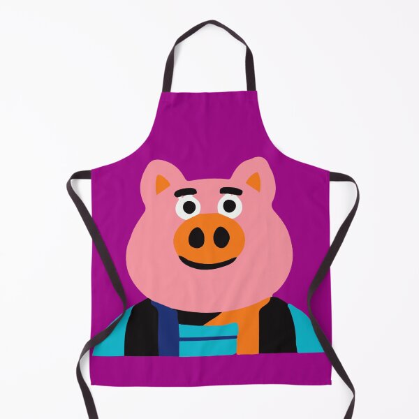 Item preview, Cheerful Pink Piggy with Toy-Style Charm designed and sold by Meemaart.