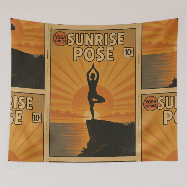 Item preview, Yoga: Sunrise Pose designed and sold by bapupa.