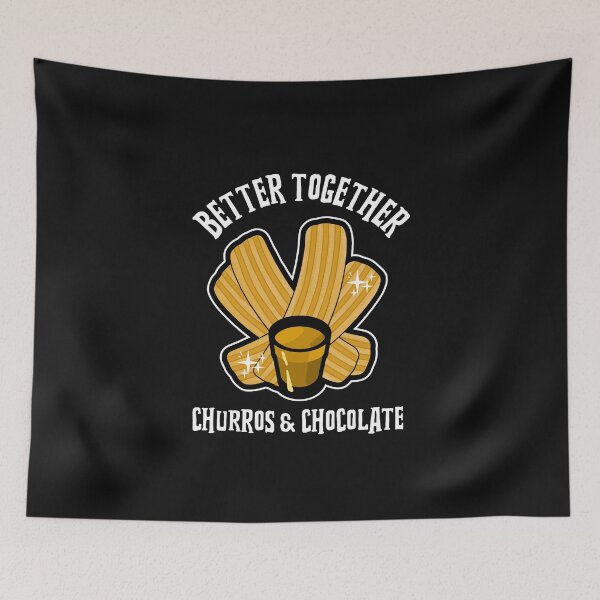 Item preview, Funny Mexican Churros And Chocolate Dip Snack designed and sold by Sartoris Art.