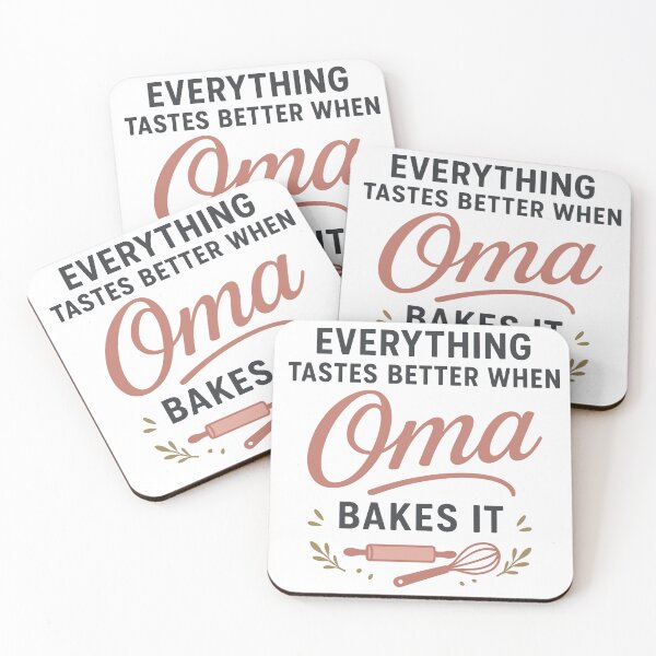 Item preview, Everything Tastes Better When Oma Bakes It - Oma Kitchen Quote Clipart designed and sold by ZBIFBOUETLA.