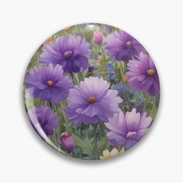 Item preview, purple field designed and sold by ZjalDesign.