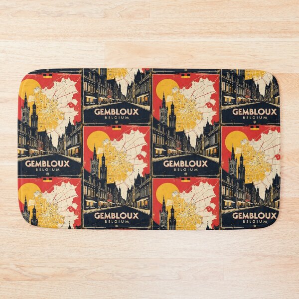 Item preview, Gembloux Belgium 1950s Vintage Travel Tourism designed and sold by TravelersGems.