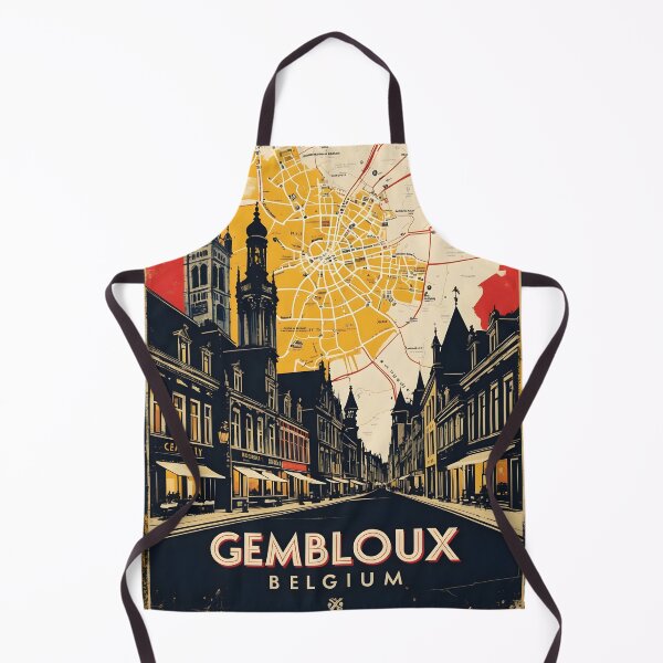 Item preview, Gembloux Belgium 1950s Vintage Travel Tourism designed and sold by TravelersGems.