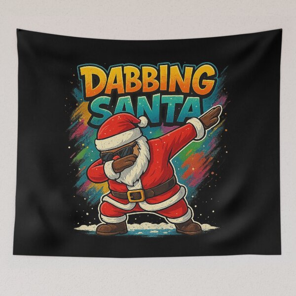 Item preview, Dabbing Santa – Funny Christmas Shirt, Cool Holiday Meme Tee for Kids and Adults, Trendy Xmas Design designed and sold by AddictiveDesign.
