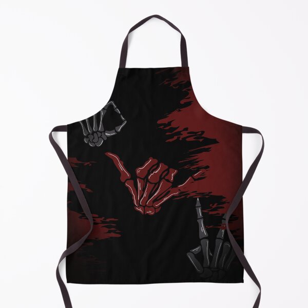 Item preview, Skeleton Hands in Motion – Red and Gray Diagonal Design designed and sold by LOUBNEY.