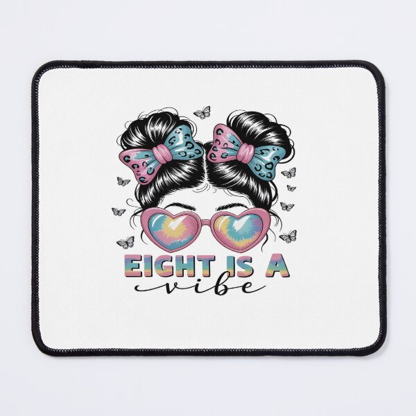 Item preview, Eight Is A Vibe 8 Year Old 8th Birthday Girl designed and sold by VasilisLamArt.