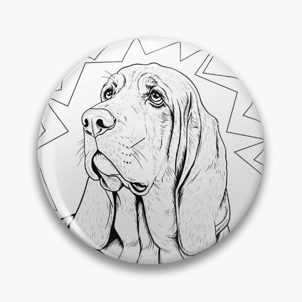 Item preview, Superdog Bloodhound designed and sold by WildLakePatterns.