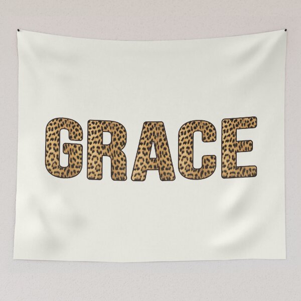 Artikelvorschau, Grace Name Leopard Print entworfen und verkauft von Jeallan Designs.