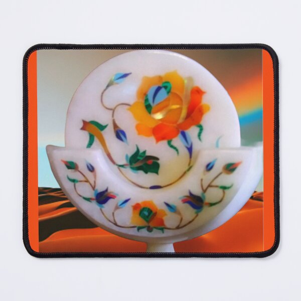 Item preview, Mandated Garnish – Surreal Coaster of Ornamental Compliance designed and sold by daweave77.