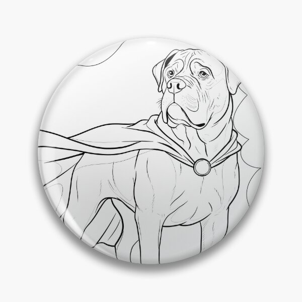 Item preview, Superdog Bullmastiff designed and sold by WildLakePatterns.