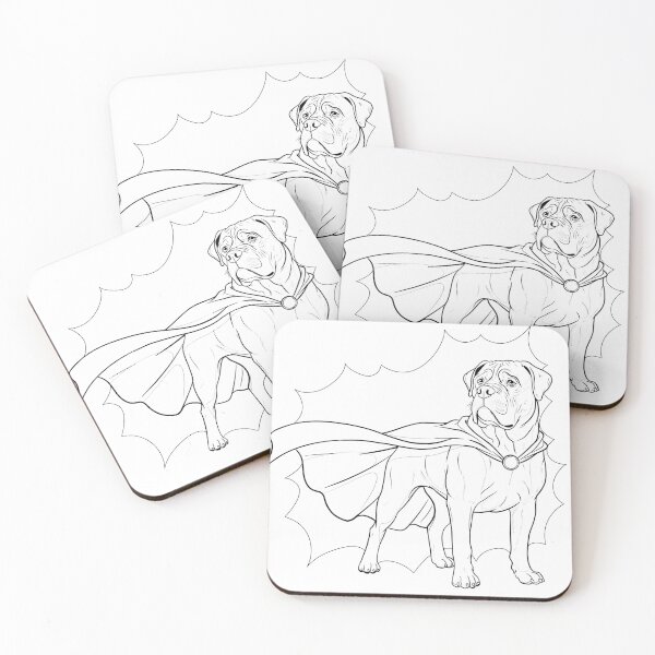 Item preview, Superdog Bullmastiff designed and sold by WildLakePatterns.