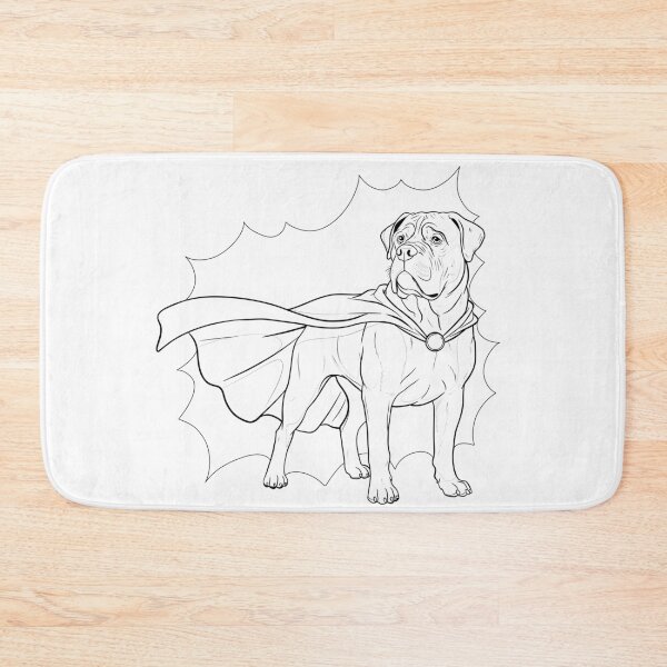 Item preview, Superdog Bullmastiff designed and sold by WildLakePatterns.