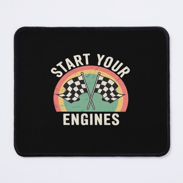 Item preview, Start Your Engines Funny Saying Raceday Race Car Lovers designed and sold by VasilisLamArt.