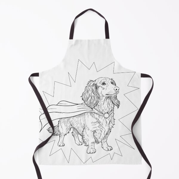 Item preview, Superdog Dachshund designed and sold by WildLakePatterns.