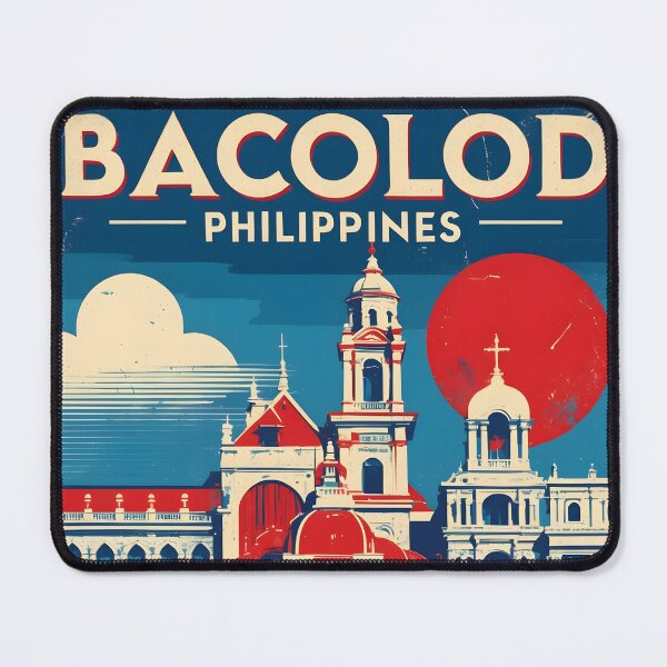 Item preview, Bacolod Philippines Retro 1950s Travel Tourism designed and sold by TravelersGems.