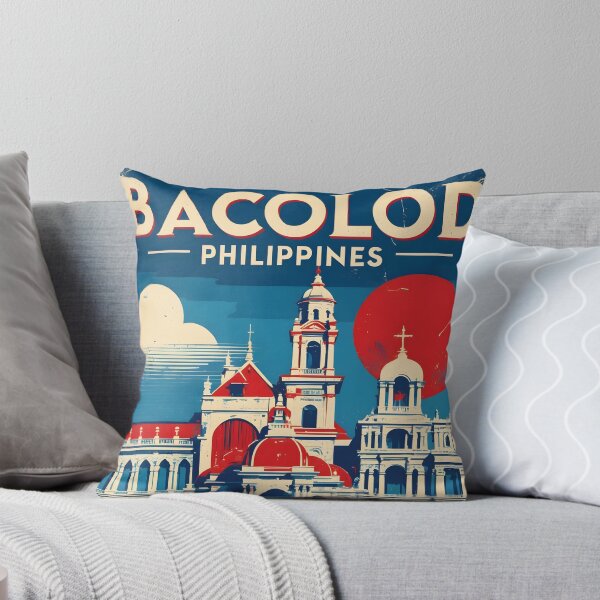 Item preview, Bacolod Philippines Retro 1950s Travel Tourism designed and sold by TravelersGems.
