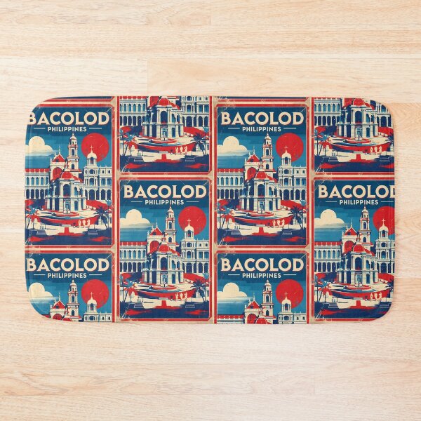 Item preview, Bacolod Philippines Retro 1950s Travel Tourism designed and sold by TravelersGems.