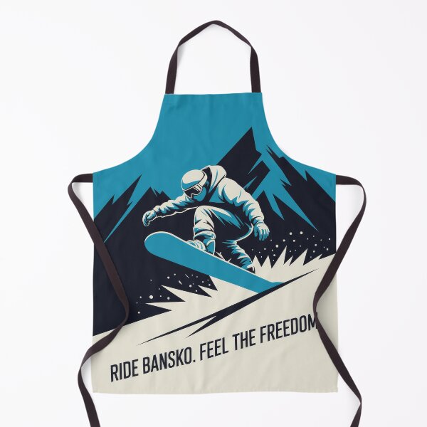 Item preview, Ride Bansko. Feel the Freedom – Snowboard Art Print | Bulgaria Mountain Poster designed and sold by pod24.