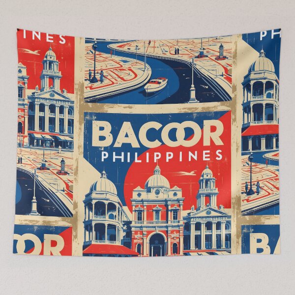 Item preview, Bacoor Philippines 1950s Retro Culture Travel designed and sold by TravelersGems.