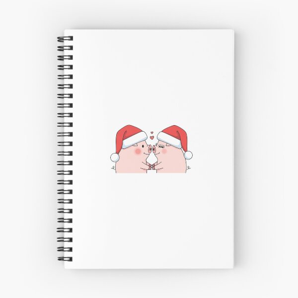 Item preview, Cute christmas pigs in love designed and sold by mayatA-rt.