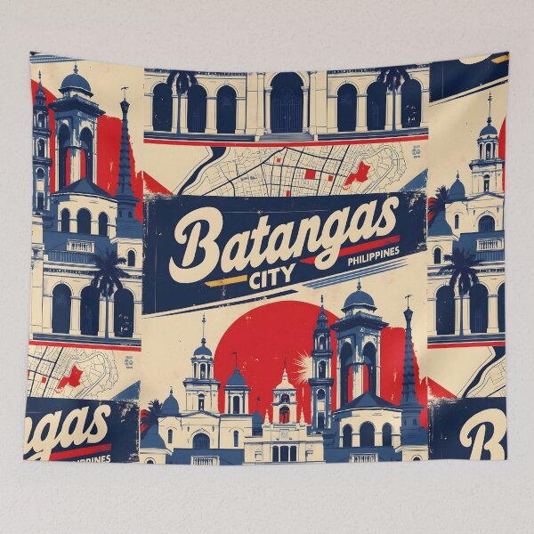 Item preview, Batangas City Philippines 1950s Retro Culture Travel designed and sold by TravelersGems.