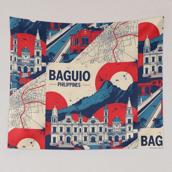 Item preview, Baguio Philippines Vintage Culture Tourism designed and sold by TravelersGems.