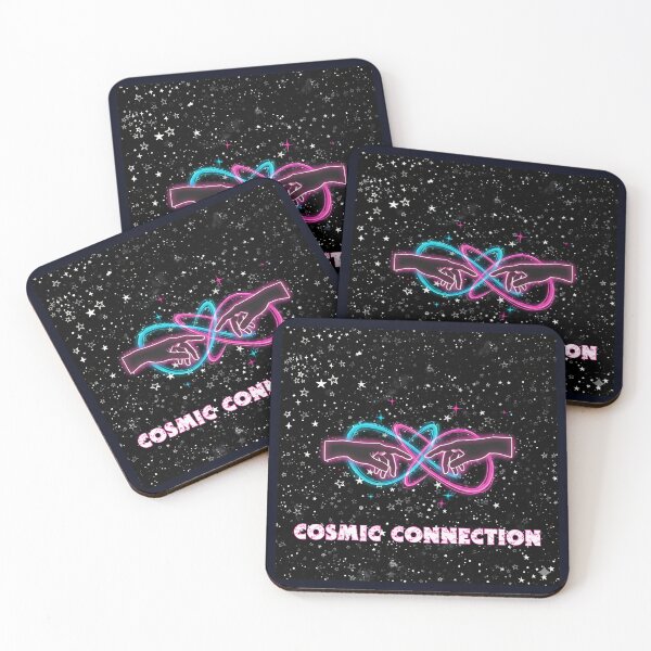 Item preview, Cosmic Connection – Neon Hands & Infinity Universe designed and sold by SidTastic .