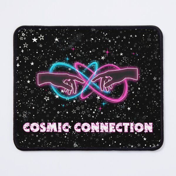Item preview, Cosmic Connection – Neon Hands & Infinity Universe designed and sold by SidTastic .