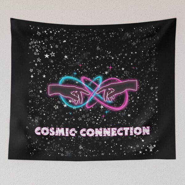 Item preview, Cosmic Connection – Neon Hands & Infinity Universe designed and sold by SidTastic .