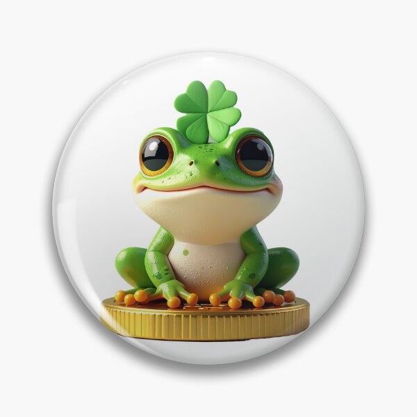 Item preview, Lucky Frog - Calm Prosperity designed and sold by ChipchaOddities.