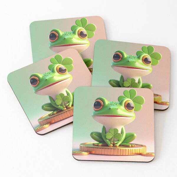 Item preview,  Lucky Frog - Gentle Fortune (Art Print Edition) designed and sold by ChipchaOddities.