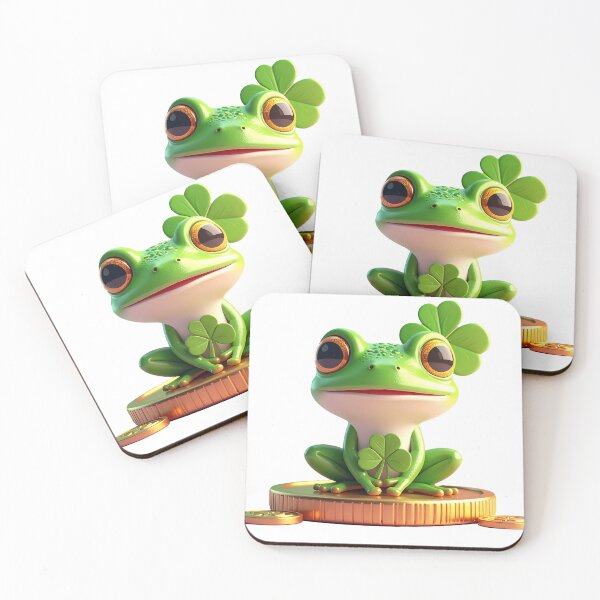 Item preview, Lucky Frog - Gentle Fortune designed and sold by ChipchaOddities.