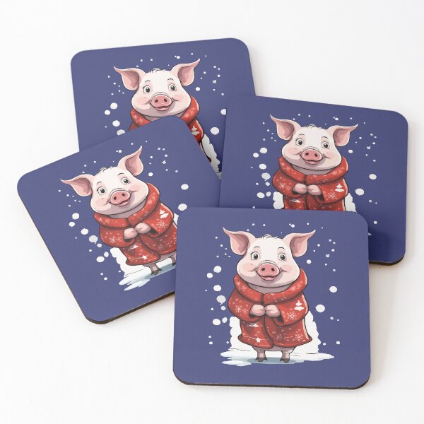 Item preview, Pigs In Blankets Cute Animal Lover Christmas With Snow designed and sold by taiche.