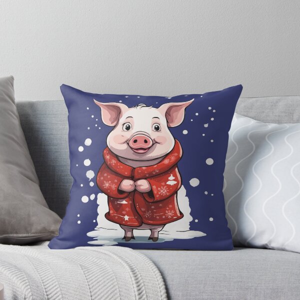 Item preview, Pigs In Blankets Cute Animal Lover Christmas With Snow designed and sold by taiche.