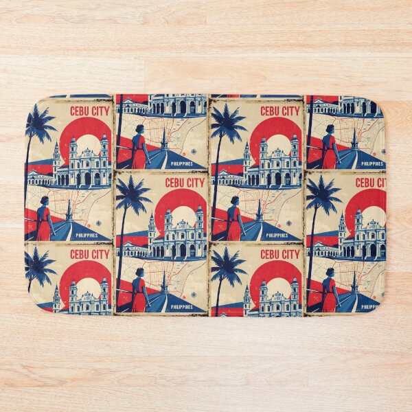 Item preview, Cebu City Philippines Golden Vintage Tourism designed and sold by TravelersGems.