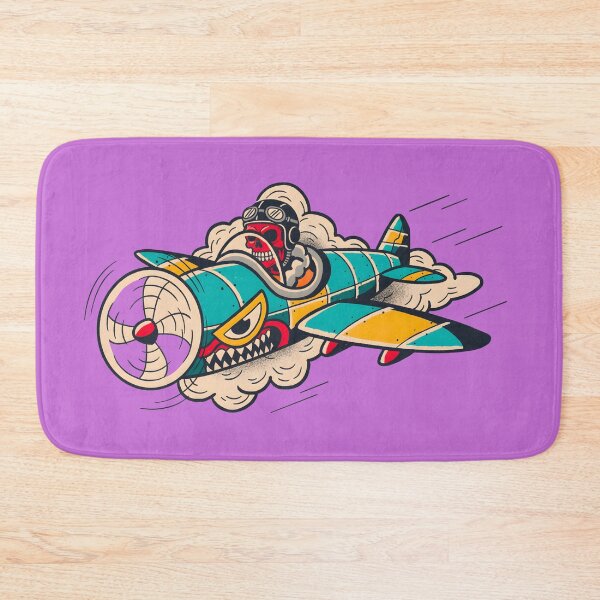 Item preview, VINTAGE WAR PLANE WITH SKULL COMIC designed and sold by infinitearte.