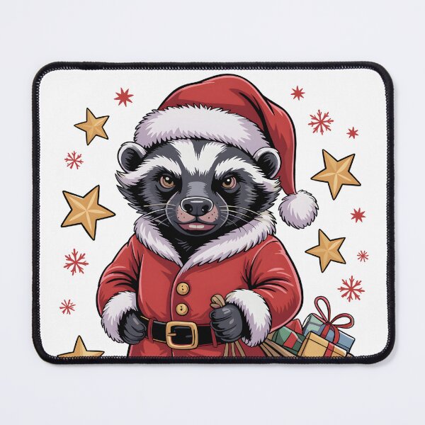 Item preview, Honey Badger Christmas – Believe in the Claus designed and sold by JessArty ⭐⭐⭐⭐⭐.